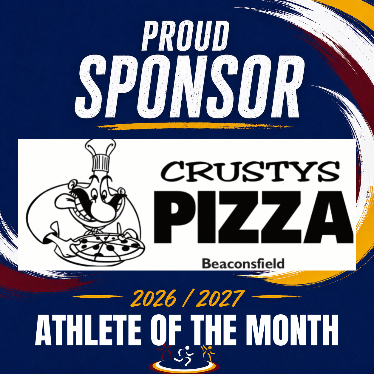 Crustys Pizza Beaconsfield — Athlete of the Month sponsor