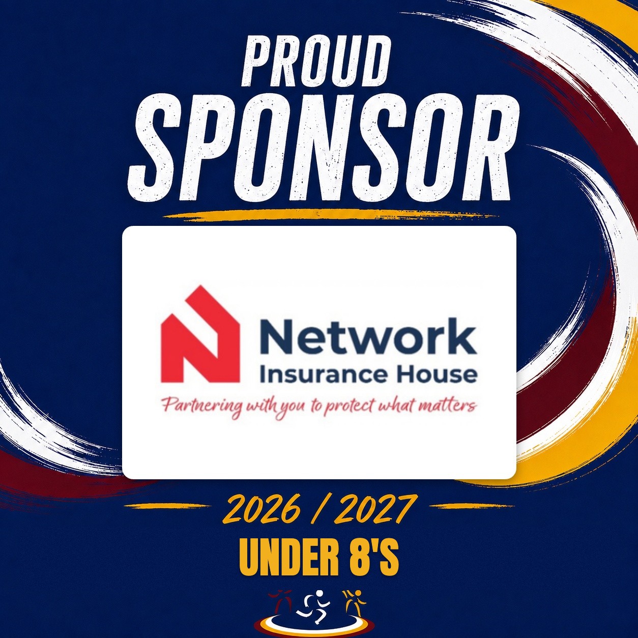 Network Insurance House — Proud sponsor, Under 8s